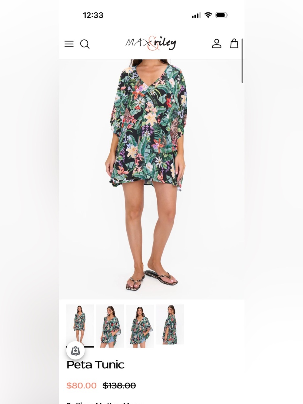 Show Me Your MuMu Peta Tunic Size XS!